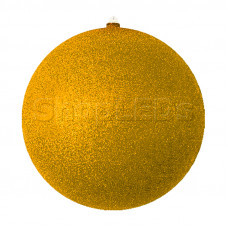 Елочная фигура Шарик, 25 см, цвет золотой